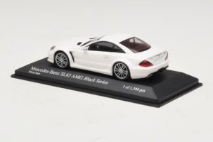 Mercedes SL65 AMG R230 Black Series Mat Wit Minichamps 1:43 400038222 Metaal — afbeelding 3 van 4