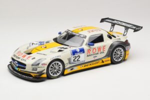 Mercedes SLS AMG GT3 #22 Graf / Jager Rowe Racing 24 Hours of Nurburgring 2013 Minichamps 1:18 151133122 Metaal