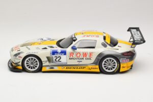 Mercedes SLS AMG GT3 #22 Graf / Jager Rowe Racing 24 Hours of Nurburgring 2013 Minichamps 1:18 151133122 Metaal — afbeelding 3 van 6