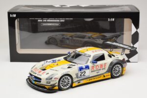 Mercedes SLS AMG GT3 #22 Graf / Jager Rowe Racing 24 Hours of Nurburgring 2013 Minichamps 1:18 151133122 Metaal — afbeelding 6 van 6