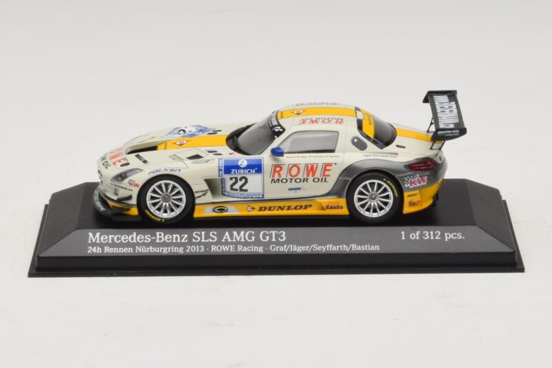 Mercedes SLS AMG GT3 #22 Rowe Racing Graf / Jager Nurburgring 24 Hours 2013 Minichamps 1:43 Mercedes SLS AMG GT3 #22 Rowe Racing Graf / Jager Nurburgring 24 Hours 2013 Minichamps 1:43 410133222 Metaal