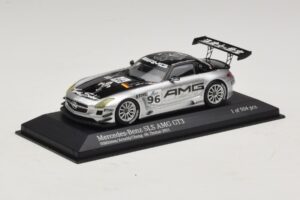 Mercedes SLS AMG GT3 #96 M. Hakkinen / R. Arnold 6 Hours of Zhuhai 2011 Minichamps 1:43 410113296 Metaal — afbeelding 2 van 4