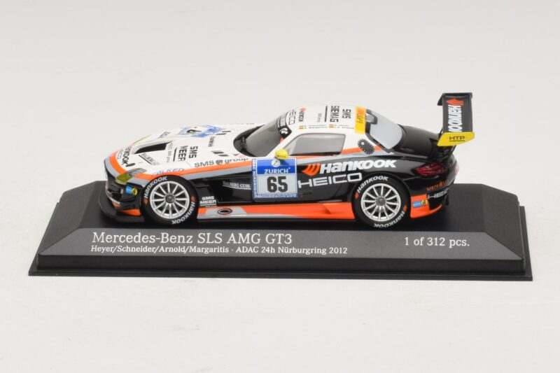 Mercedes SLS AMG GT3 #65 Hankook 24 Hours of Nurburgring 2012 Minichamps 1:43 Mercedes SLS AMG GT3 #65 Hankook 24 Hours of Nurburgring 2012 Minichamps 1:43 437123265 Metaal