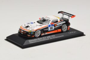 Mercedes SLS AMG GT3 #66 Hankook C. Frankenhout / Simonsen 24 Hours of Nurburgring 2012 Minichamps 1:43 437123266 Metaal — afbeelding 2 van 4