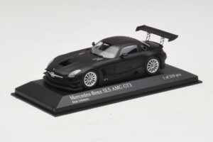 Mercedes SLS AMG GT3 Mat Zwart Minichamps 1:43 410113200 Metaal — afbeelding 2 van 4