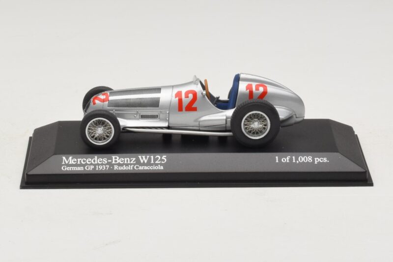 Mercedes W125 R. Caracciola German GP 1937 Minichamps 1:43 Mercedes W125 R. Caracciola German GP 1937 Minichamps 1:43 400370012 Metaal