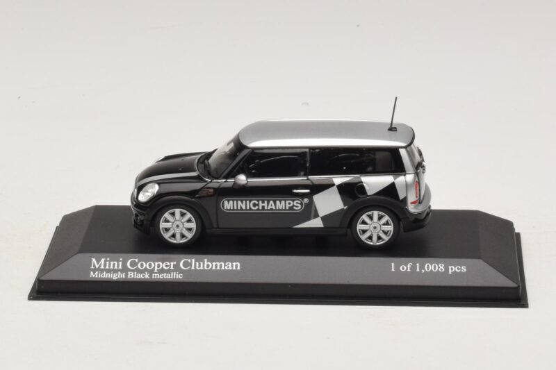 Mini Cooper Clubman R55 Zwart Metallic Minichamps 1:43 Mini Cooper Clubman R55 Zwart Metallic Minichamps 1:43 431138672 Metaal