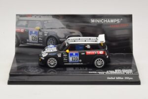 Mini Cooper Dörr Motorsport #139 Hahn / Holoch 24 Hours of Nürburgring 2011 Minichamps 1:43 Mini Cooper Dörr Motorsport #139 Hahn / Holoch 24 Hours of Nürburgring 2011 Minichamps 1:43 437112139 Metaal