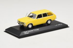 Opel Ascona A Voyage Geel Minichamps 1:43 400045811 Metaal — afbeelding 2 van 4