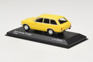 Opel Ascona A Voyage Geel Minichamps 1:43 400045811 Metaal — afbeelding 3 van 4