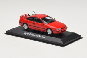 Opel Calibra Turbo 4x4 Rood Maxichamps 1:43 940045721 Metaal — afbeelding 3 van 4