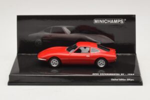 Opel Experimental GT Rood Minichamps 1:43 437045020 Metaal