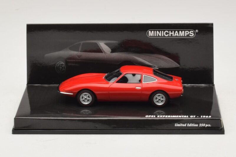Opel Experimental GT Rood Minichamps 1:43 437045020 Metaal