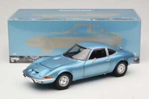 Opel GT Blue Metallic Minichamps 1:18 180049030 Metaal — afbeelding 8 van 8