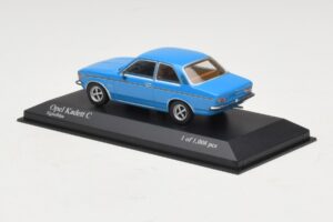 Opel Kadett C Blauw Minichamps 1:43 400048101 Metaal — afbeelding 3 van 4