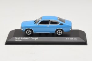 Opel Kadett C Coupe Blauw Minichamps 1:43 430045628 Metaal