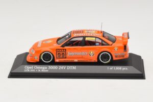 Opel Omega 3000 24V #99 Jägermeister M. Reuter DTM 1991 Minichamps 1:43 400914499 Metaal