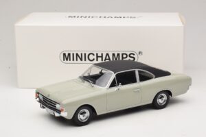 Opel Rekord C Coupé Grijs Minichamps 1:18 107047022 Hars — afbeelding 6 van 6
