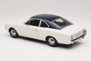 Opel Rekord C Coupé Wit Blauw Minichamps 1:18 107047021 Hars — afbeelding 5 van 6
