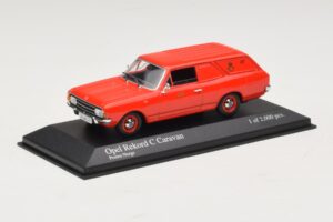 Opel Rekord Caravan Norwegian Post Minichamps 1:43 433046195 Metaal — afbeelding 2 van 4