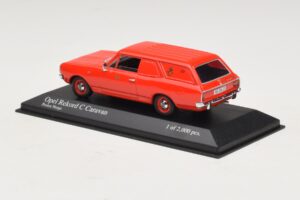Opel Rekord Caravan Norwegian Post Minichamps 1:43 433046195 Metaal — afbeelding 3 van 4