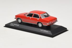 Opel Rekord D Rood Minichamps 1:43 400044004 Metaal — afbeelding 3 van 4