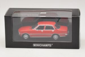 Opel Rekord D Rood Minichamps 1:43 400044004 Metaal — afbeelding 4 van 4
