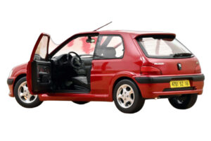 Peugeot 106 S16 Lucifer Red Norev 1:18 184921 Metaal — afbeelding 2 van 3