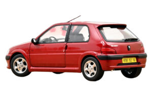 Peugeot 106 S16 Lucifer Red Norev 1:18 184921 Metaal — afbeelding 3 van 3