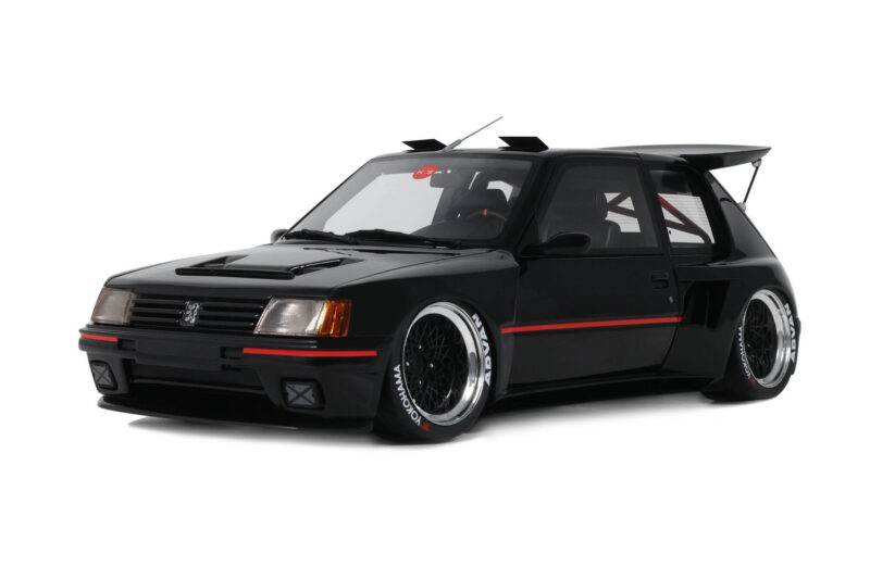 Peugeot 205 Khyzyl Saleem Zwart Otto 1:18 Peugeot 205 Khyzyl Saleem Zwart Otto 1:18 OT1257 Hars