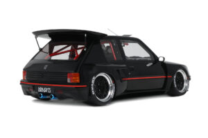Peugeot 205 Khyzyl Saleem Zwart Otto 1:18 OT1257 Hars — afbeelding 2 van 5