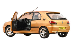 Peugeot 306 S16 Blaze Yellow Norev 1:18 184940 Metaal — afbeelding 2 van 3