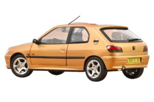 Peugeot 306 S16 Blaze Yellow Norev 1:18 184940 Metaal — afbeelding 3 van 3