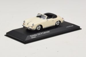 Porsche 356 B Cabriolet Ivoorwit Minichamps 1:43 400064332 Metaal — afbeelding 2 van 4