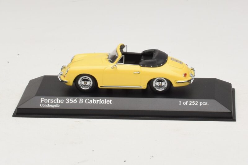 Porsche 356 B Cabriolet Geel Minichamps 1:43 Porsche 356 B Cabriolet Geel Minichamps 1:43 400064334 Metaal