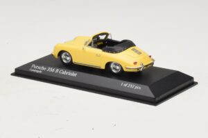 Porsche 356 B Cabriolet Geel Minichamps 1:43 400064334 Metaal — afbeelding 3 van 4