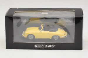 Porsche 356 B Cabriolet Geel Minichamps 1:43 400064334 Metaal — afbeelding 4 van 4