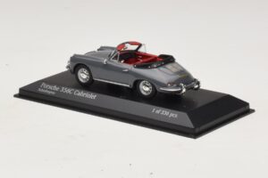 Porsche 356C Cabriolet Grijs Minichamps 1:43 430062339 Metaal — afbeelding 3 van 4