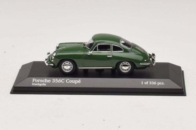 Porsche 356C Donkergroen Minichamps 1:43 Porsche 356C Donkergroen Minichamps 1:43 430062329 Metaal