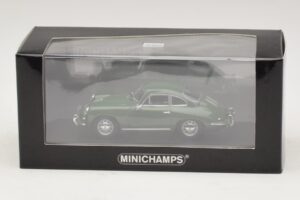 Porsche 356C Donkergroen Minichamps 1:43 430062329 Metaal — afbeelding 4 van 4