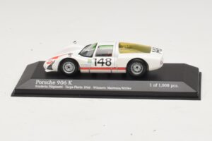 Porsche 906 K Scuderia Filipinetti #148 W. Mairesse / H. Muller Targa Florio Winners 1966 Minichamps 1:43 400666648 Metaal
