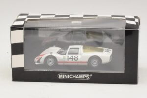 Porsche 906 K Scuderia Filipinetti #148 W. Mairesse / H. Muller Targa Florio Winners 1966 Minichamps 1:43 400666648 Metaal — afbeelding 4 van 4