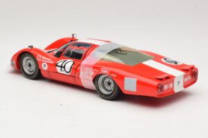 Porsche 906 LH Squadra Tartaruga #40 D. Spoerry / R. Steinemann 12 Hours of Sebring 1967 Minichamps 1:18 100676140 Metaal — afbeelding 7 van 8