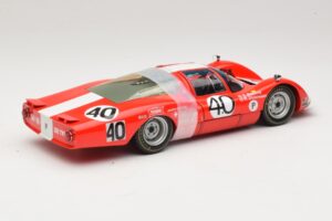Porsche 906 LH Squadra Tartaruga #40 D. Spoerry / R. Steinemann 12 Hours of Sebring 1967 Minichamps 1:18 100676140 Metaal — afbeelding 3 van 8