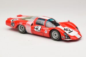Porsche 906 LH Squadra Tartaruga #40 D. Spoerry / R. Steinemann 12 Hours of Sebring 1967 Minichamps 1:18 100676140 Metaal — afbeelding 6 van 8