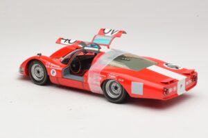 Porsche 906 LH Squadra Tartaruga #40 D. Spoerry / R. Steinemann 12 Hours of Sebring 1967 Minichamps 1:18 100676140 Metaal — afbeelding 5 van 8
