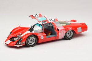 Porsche 906 LH Squadra Tartaruga #40 D. Spoerry / R. Steinemann 12 Hours of Sebring 1967 Minichamps 1:18 100676140 Metaal — afbeelding 2 van 8