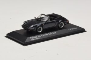 Porsche 911 930 Carrera Cabriolet Grijs Metallic Minichamps 1:43 430062037 Metaal — afbeelding 2 van 4