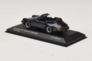 Porsche 911 930 Carrera Cabriolet Grijs Metallic Minichamps 1:43 430062037 Metaal — afbeelding 3 van 4