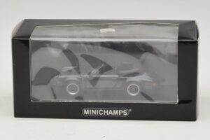 Porsche 911 930 Carrera Cabriolet Grijs Metallic Minichamps 1:43 430062037 Metaal — afbeelding 4 van 4